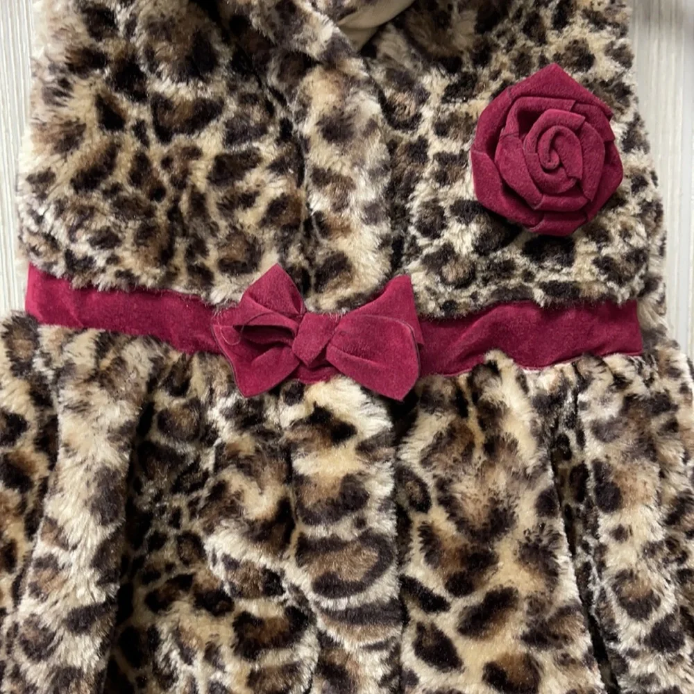 Little Lass Girl’s 18M Leopard Print Vest